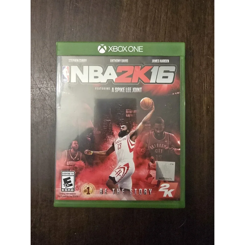 NBA 2K16 - XBOX ONE DISC and CASE JAMES HARDEN COVER